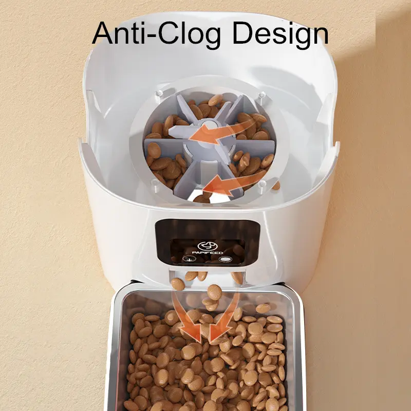 6L Automatic Dog Food Dispenser Bowls Large Capacity Wifi Mobile APP Control Smart Feeder for Pet