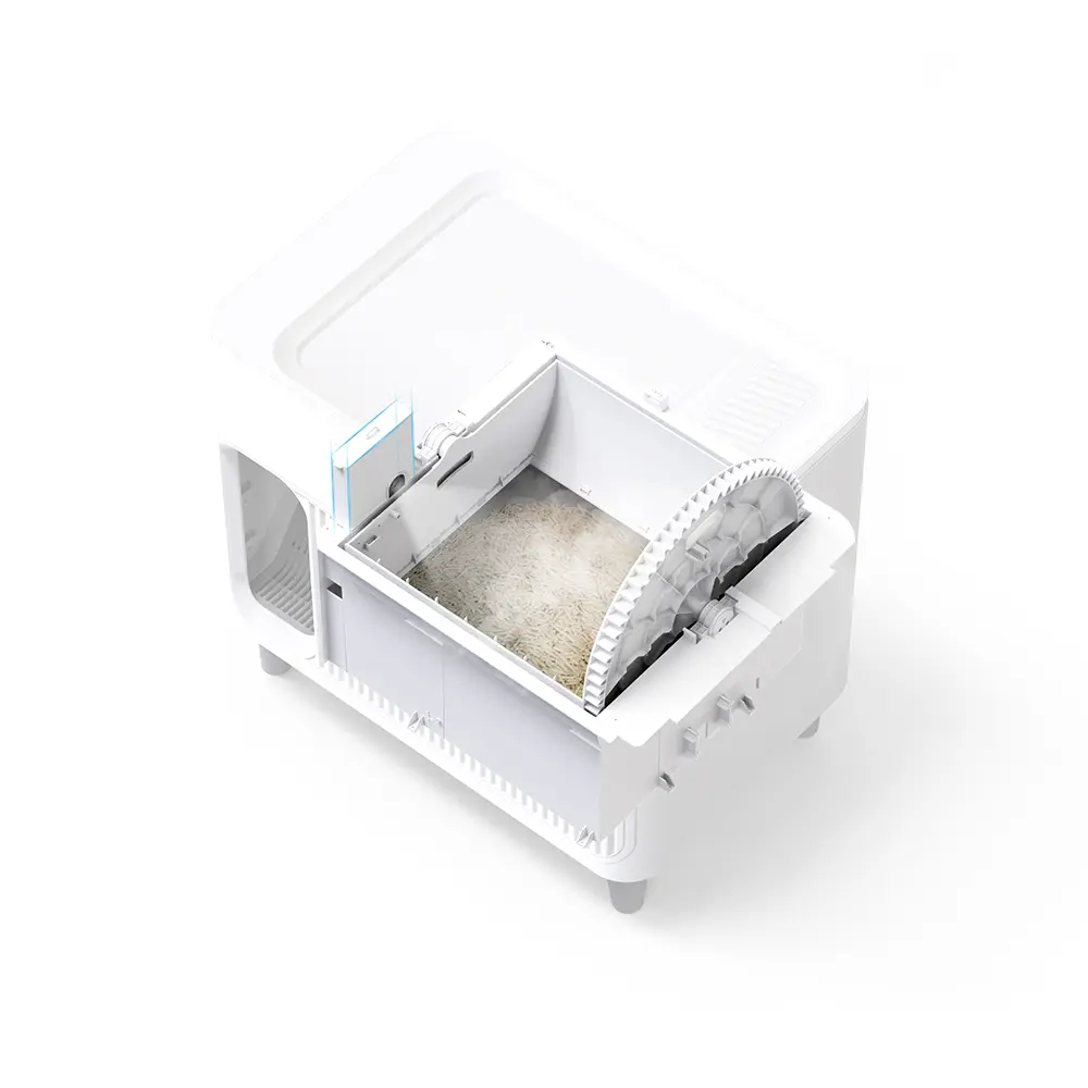 Wholesale Manufacturer Multi Cat Litter Box Large XL Ventilation Wifi APP Automatic Cat Toilet Litter Pan for Home