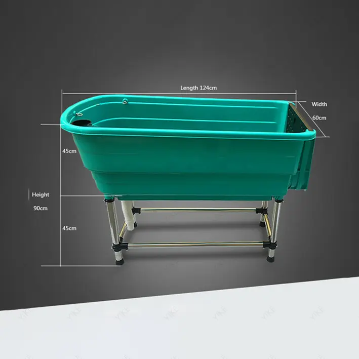 Salon Home Use Portable Plastic Pet Grooming Pool Professional Dog Swimming Bathtub Pet Spa Bathtub