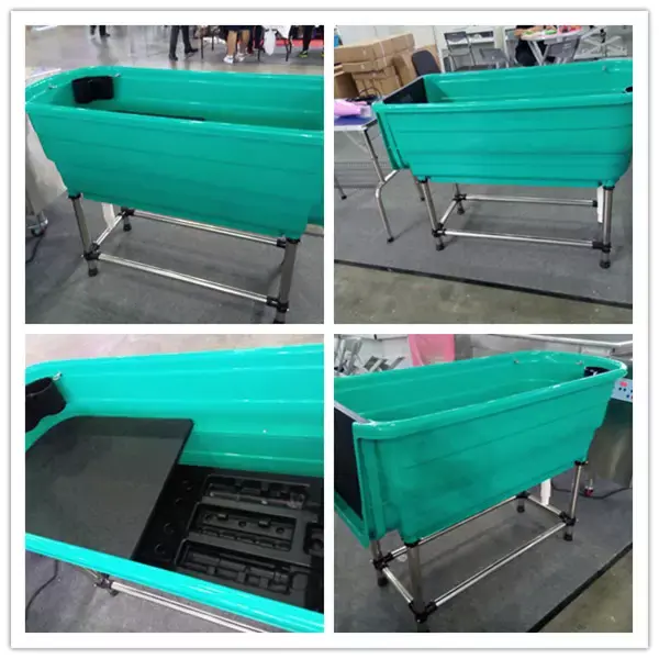 Salon Home Use Portable Plastic Pet Grooming Pool Professional Dog Swimming Bathtub Pet Spa Bathtub
