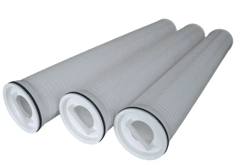 40 Inch High Flow Capacity High Efficiency Large Diameter Pleated 10 Um PP Membrane Filter Cartridge for Water Filtration