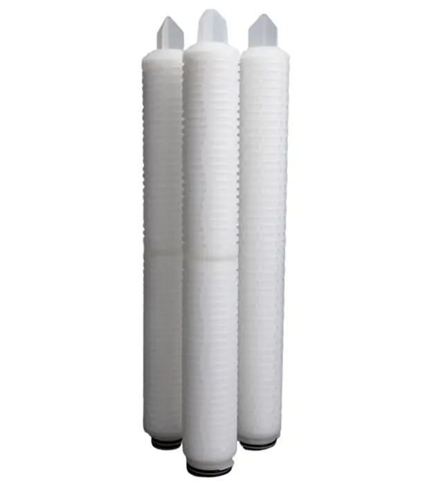 40 Inch High Flow Capacity High Efficiency Large Diameter Pleated 10 Um PP Membrane Filter Cartridge for Water Filtration