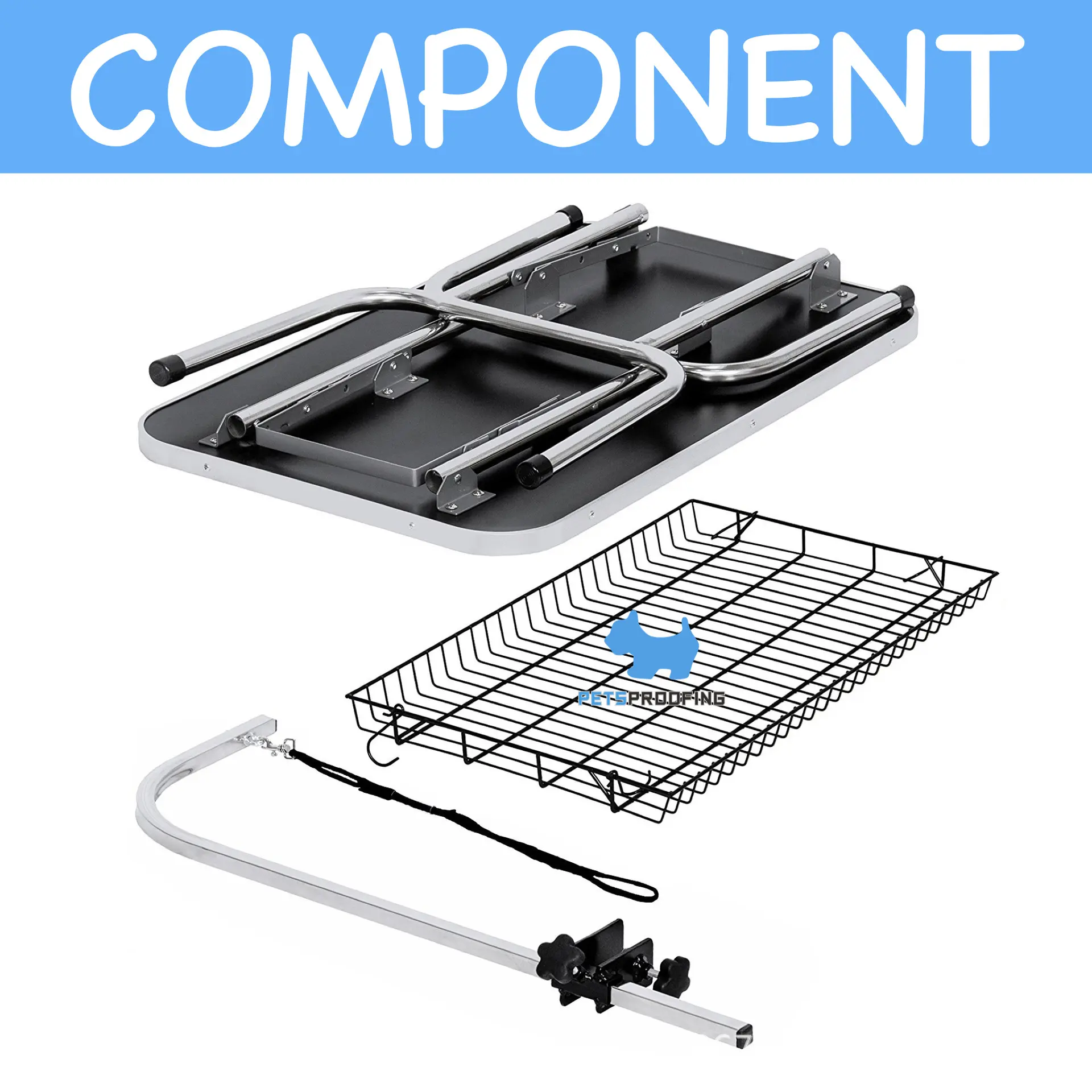 Cheap Stainless Steel Iorn Coated Grooming Table Professional Beauty Equipment Cat Grooming Platform Dog Pet Grooming Table
