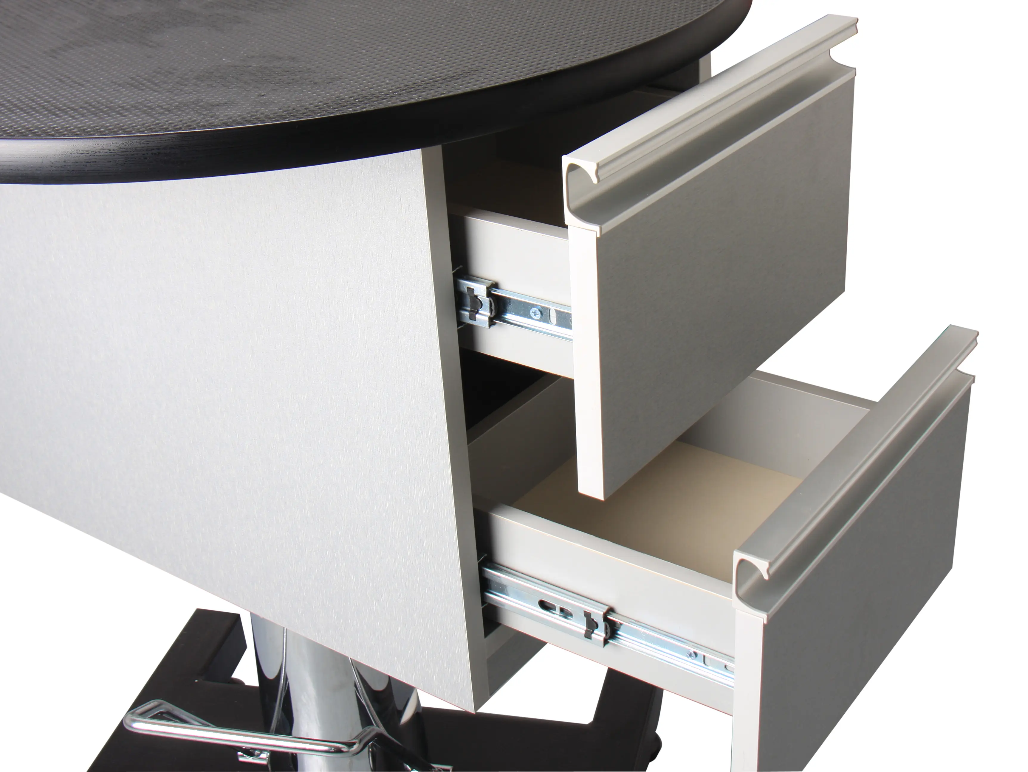 Multi-color Pet Trimming and Grooming Table with Storage Cabinet for Convenient Pet Table