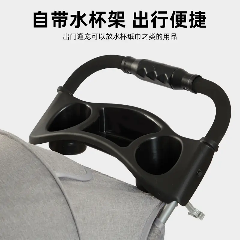 Lightweight folding pet cart Easy to install dog walking dog cart Outdoor small dog cat trolley