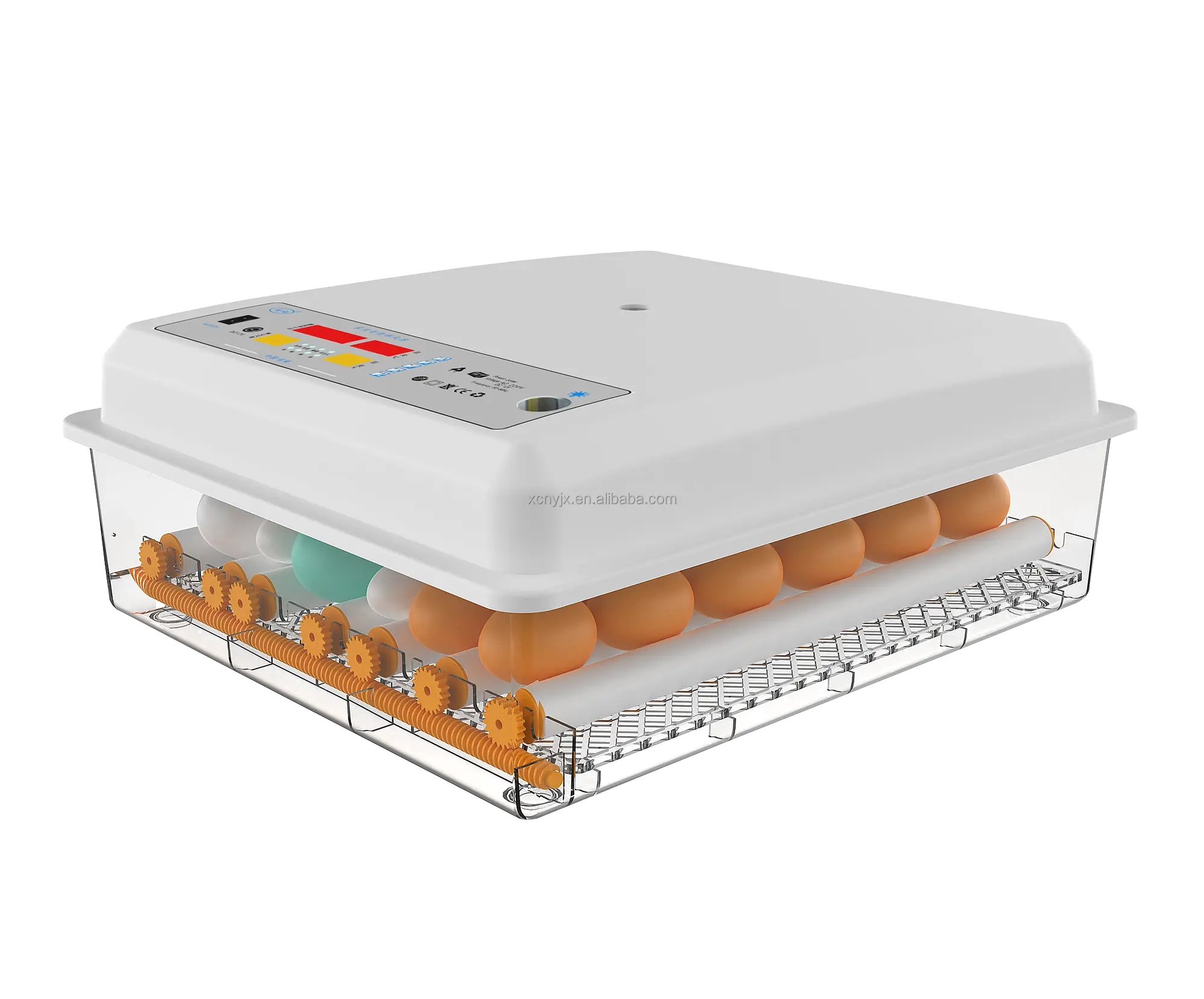 Egg Incubator Fully Automatic 64 Eggs Portable Poultry Egg Hatching Incubator