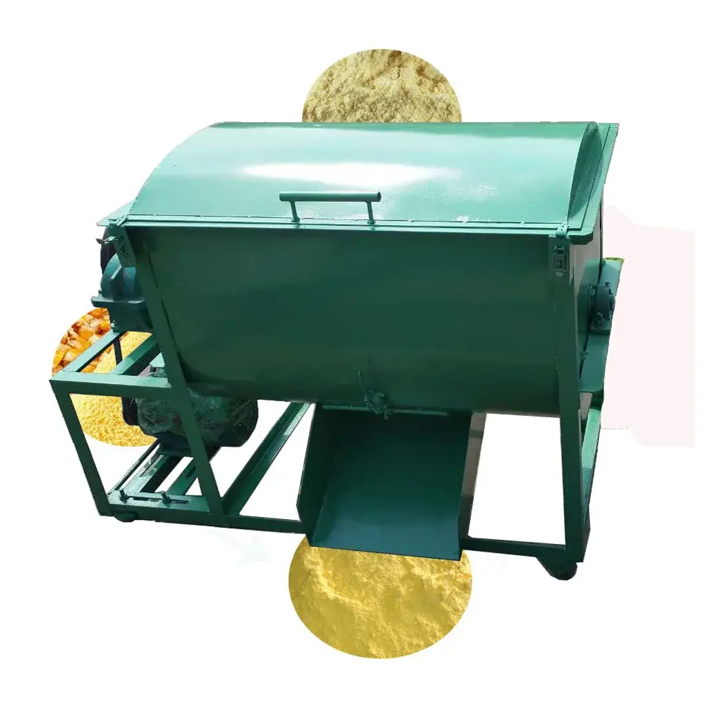 Professional farming equipment horizontal animal cattle feed mixer 150kg/batch HJ-G005