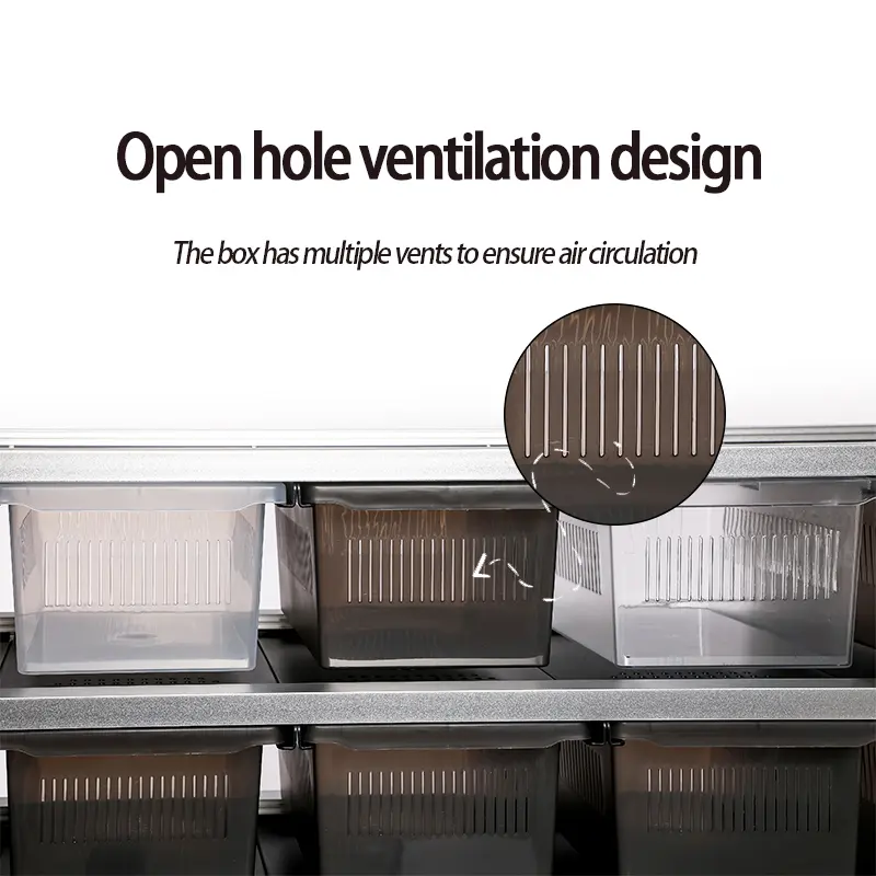 Customization Live reptiles pvc rack system racks for snake reptile enclosure snake breeding rack ball python tubs