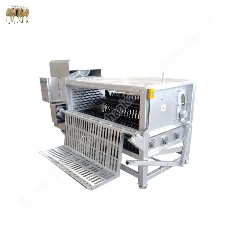 sheep dehairer horse slaughtering equipment complete goat slaughter machine