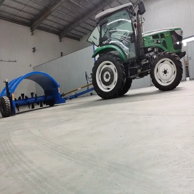 Tractor Towable  Compost Windrow Turning On Small Farm/compost machine for cattle, sheep, chickens  manure process