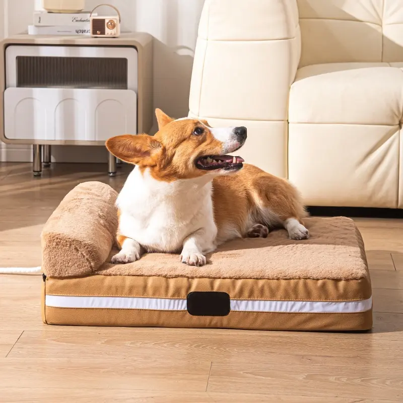 New Electric Heating Pet Nest Waterproof Rectangular Kennel for Cats Dogs Deep Sleep Comfortable Winter Nest Removable Washable