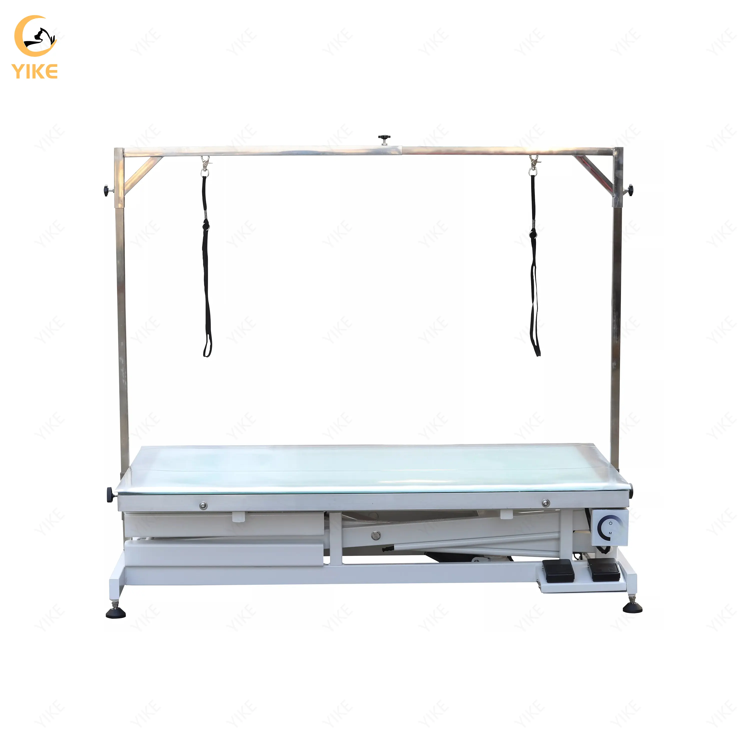 Pet Clinic Veterinary Grooming/Operation Table with Adjustable LED Lighting Electrical Lifting Dog Pet Grooming Table