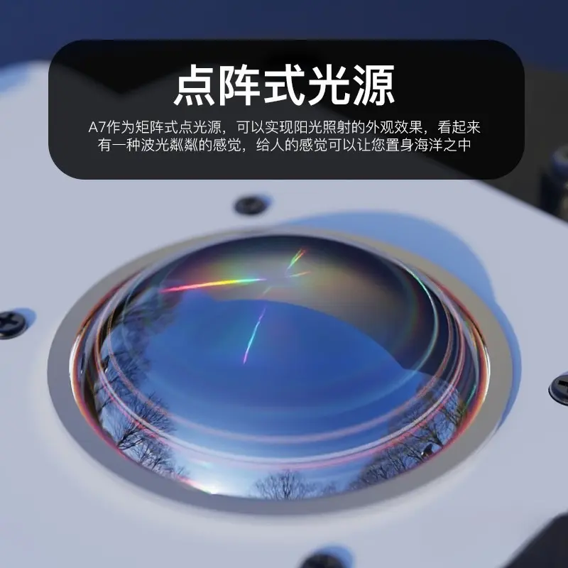 A7S III new third-generation coral light intelligent control full spectrum wifi with remote control sea tank LED coral light