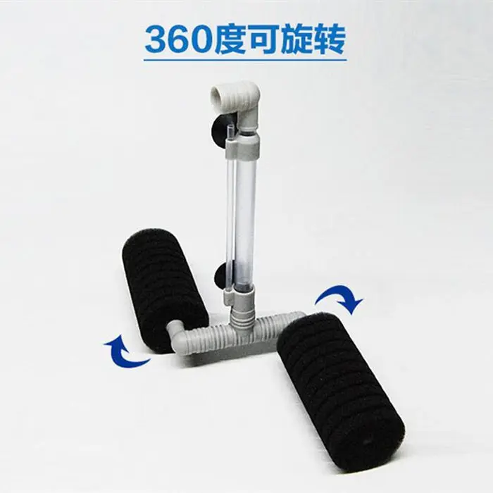 XY-002 Aquarium Fish Tank Bio Sponge Foam Filter for Oxygen Supply & Bacteria