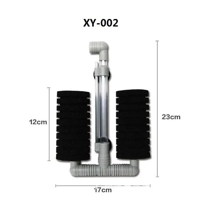 XY-002 Aquarium Fish Tank Bio Sponge Foam Filter for Oxygen Supply & Bacteria