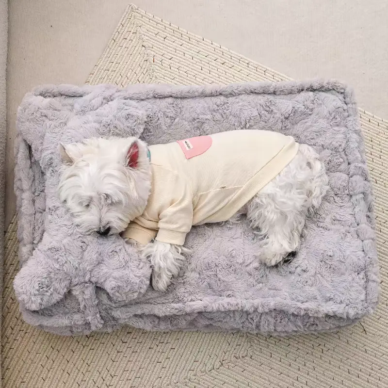Cloud nest deep sleep dog kennel autumn and winter warm winter dog bed pet mat removable and washable