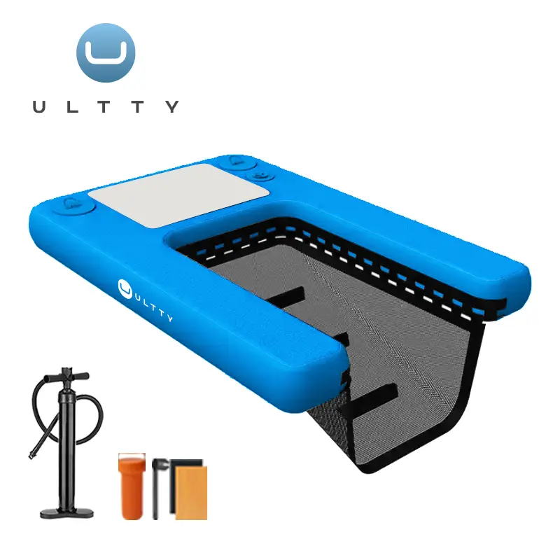 ULTTY Cheap Boat Ladder Inflatable Dog Water Climb Ramp Platform With Non-Slip Pad Inflatable Pup Planks