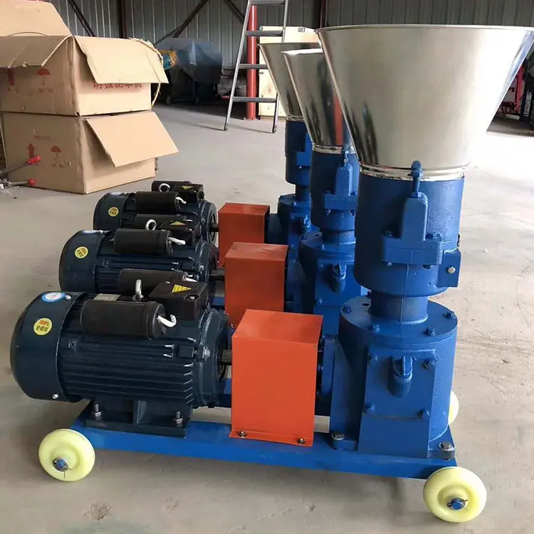 Small Fish Feed Pellet Mill Animal Poultry Feed Pellet Making Machine