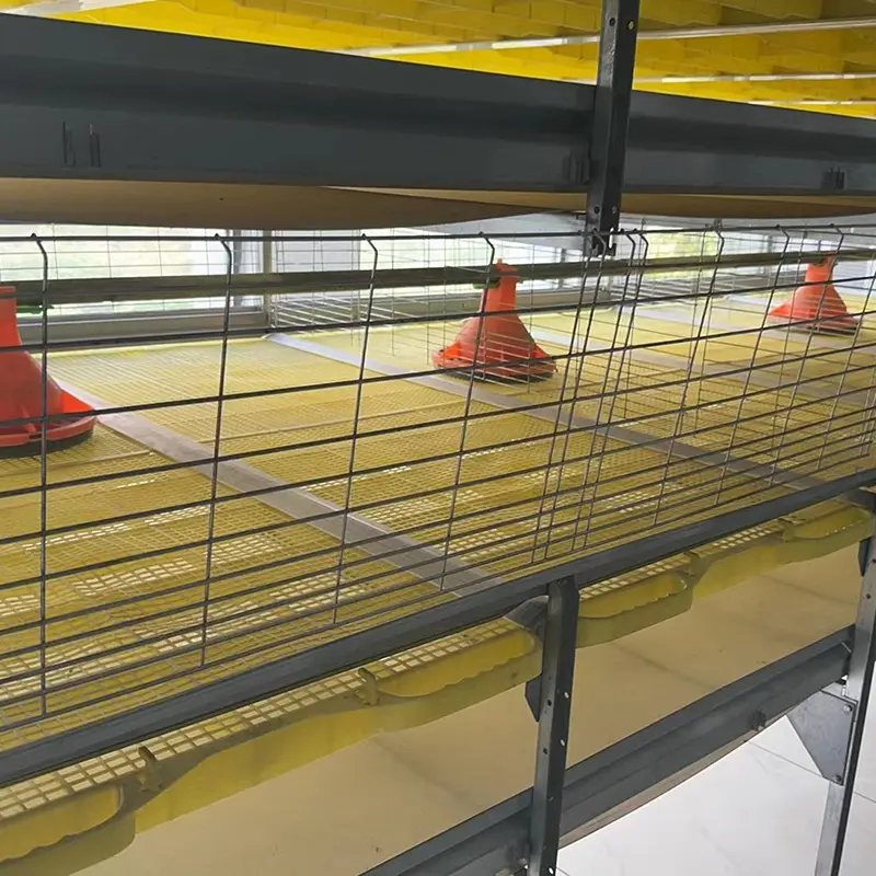 Chicken Poultry Farming Automatic Equipments Farm Building House Feeder Breeding Pan Feeding System Feeder