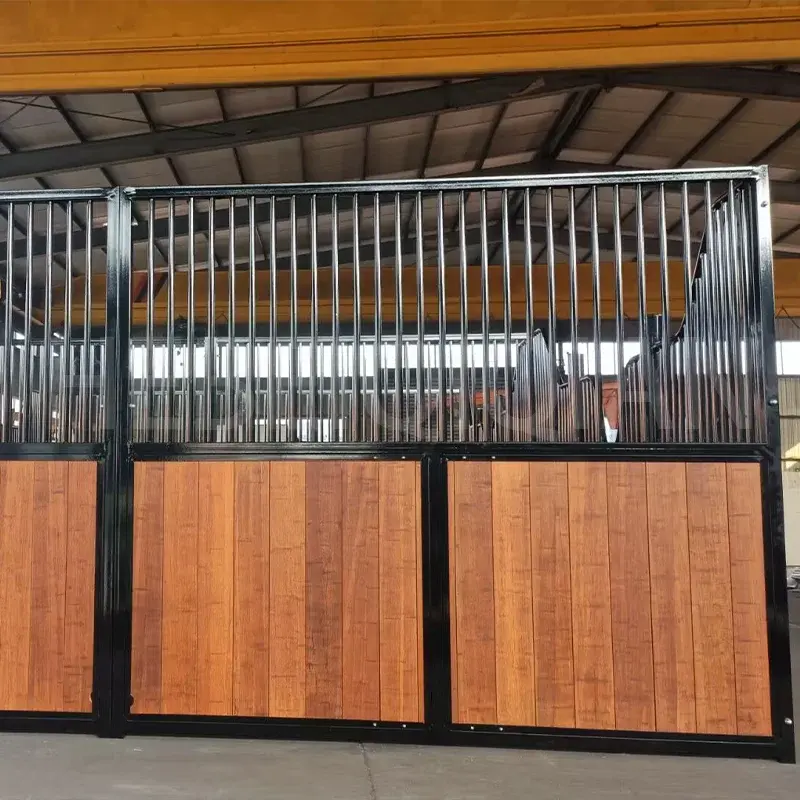 custom size Portable Outdoor Horse Stables Temporary Stables V Shape Horse Stables For Horses Barns Stall Box
