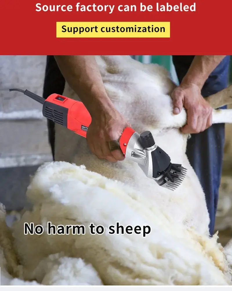 Automatic Wool Sheep Goat Hair Clipper Scissors Electric Sheep Shearing Machine