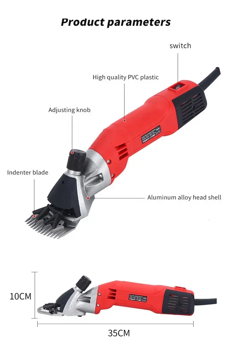 Automatic Wool Sheep Goat Hair Clipper Scissors Electric Sheep Shearing Machine