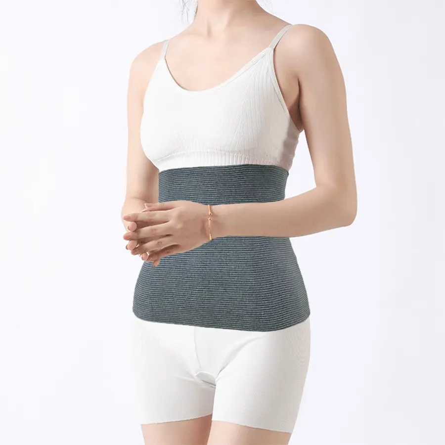 Velvet Waist Support Women Elastic Waistband Fitness Abdomen Back Pressure Warmer Inner Wear Anti-cold Cummerbund Yoga Exercise