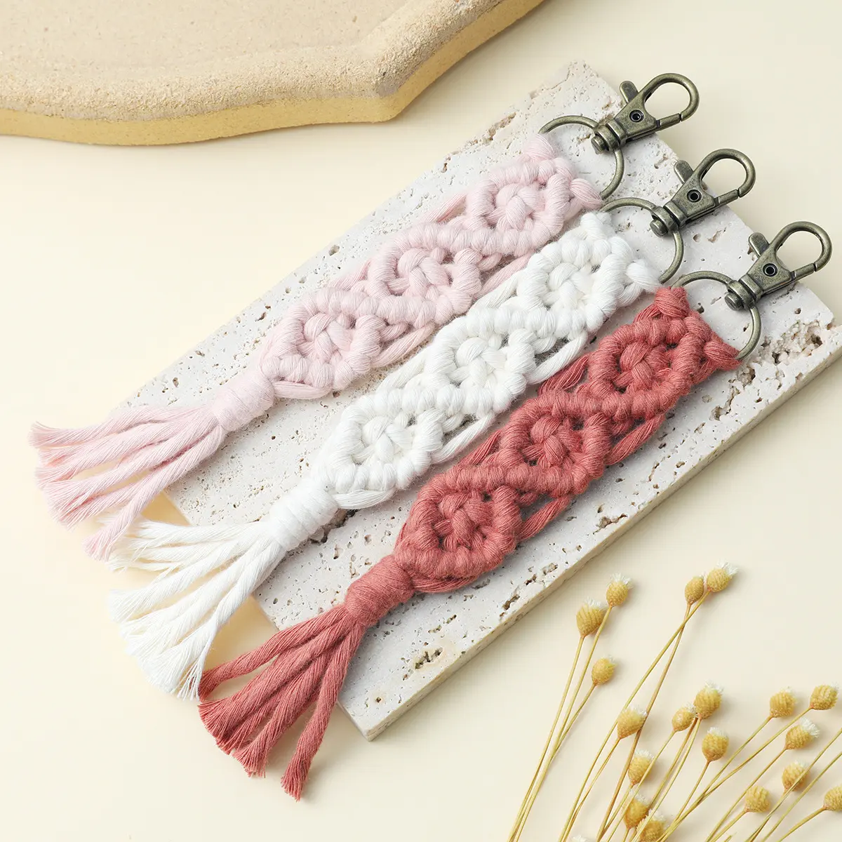 Hand Woven Tassel Keychain Pendant Bohemian Bag Clothing Decoration Pendant