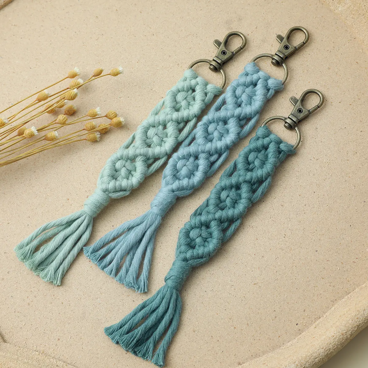 Hand Woven Tassel Keychain Pendant Bohemian Bag Clothing Decoration Pendant