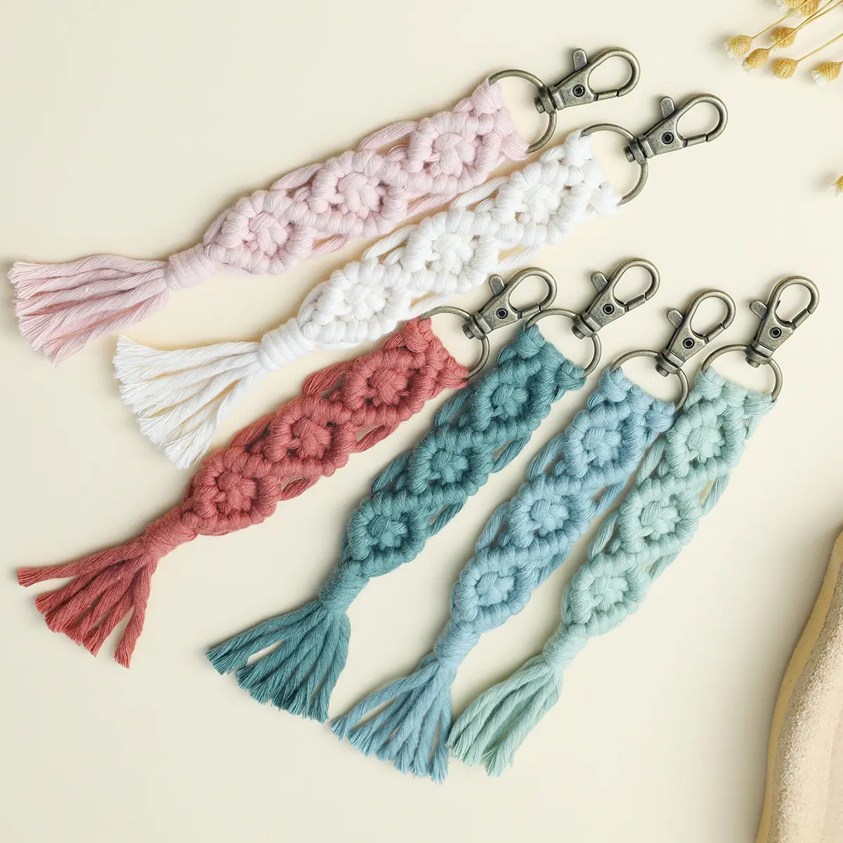 Hand Woven Tassel Keychain Pendant Bohemian Bag Clothing Decoration Pendant