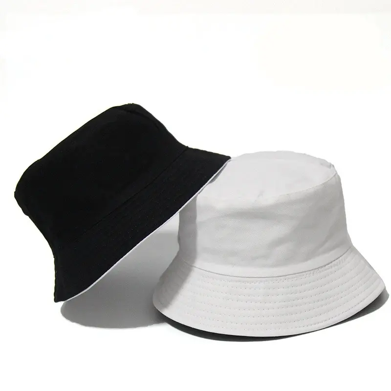 Unisex Summer Foldable Bucket Hat Women Sunscreen Cotton Outdoor Fishing Hunting SunCap Men Basin Chapeau UV Prevent HipHop Hats