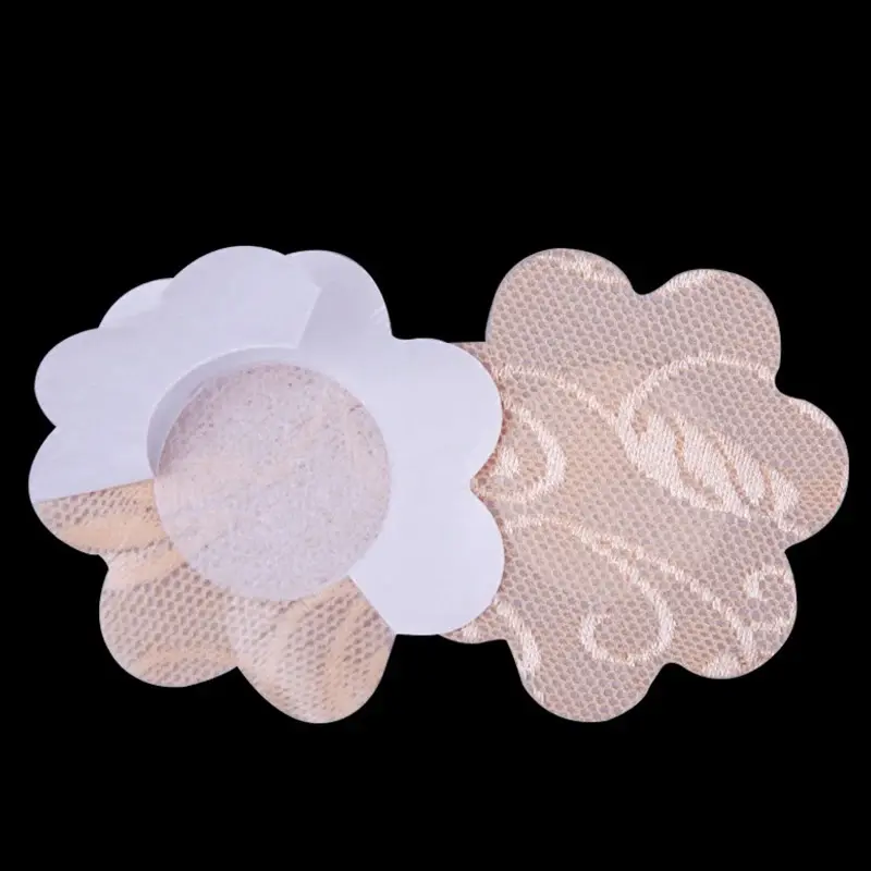 10 Pcs Women Invisible Sexy Lace  Breast Lift Tape Overlays on Bra Nipple Stickers Chest Stickers Bra Nipple Covers Accessories