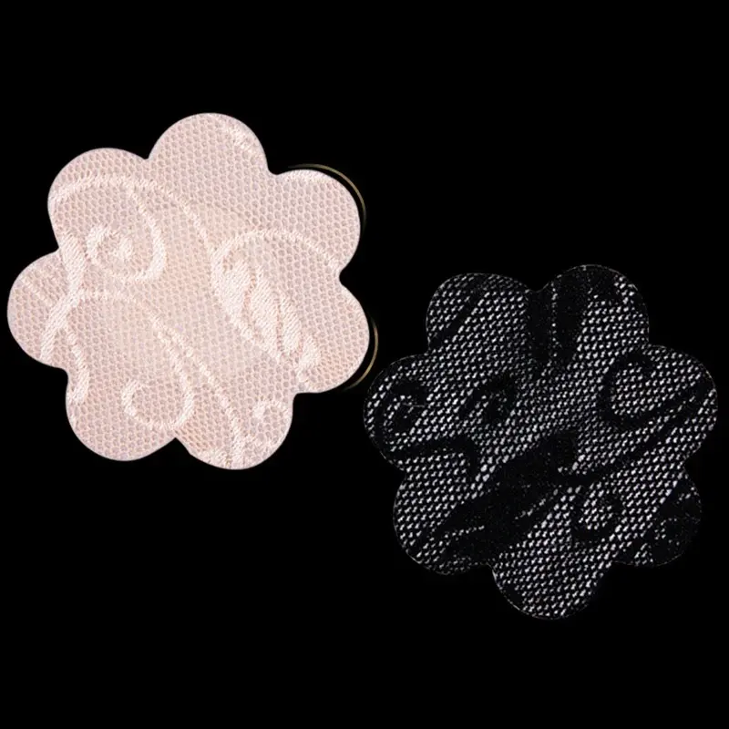 10 Pcs Women Invisible Sexy Lace  Breast Lift Tape Overlays on Bra Nipple Stickers Chest Stickers Bra Nipple Covers Accessories