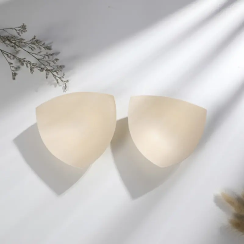Swimsuit Padding Inserts Women Clothes Accessories Foam Triangle Sponge Pads Chest Cups Breast Bra Bikini Inserts Chest Pad