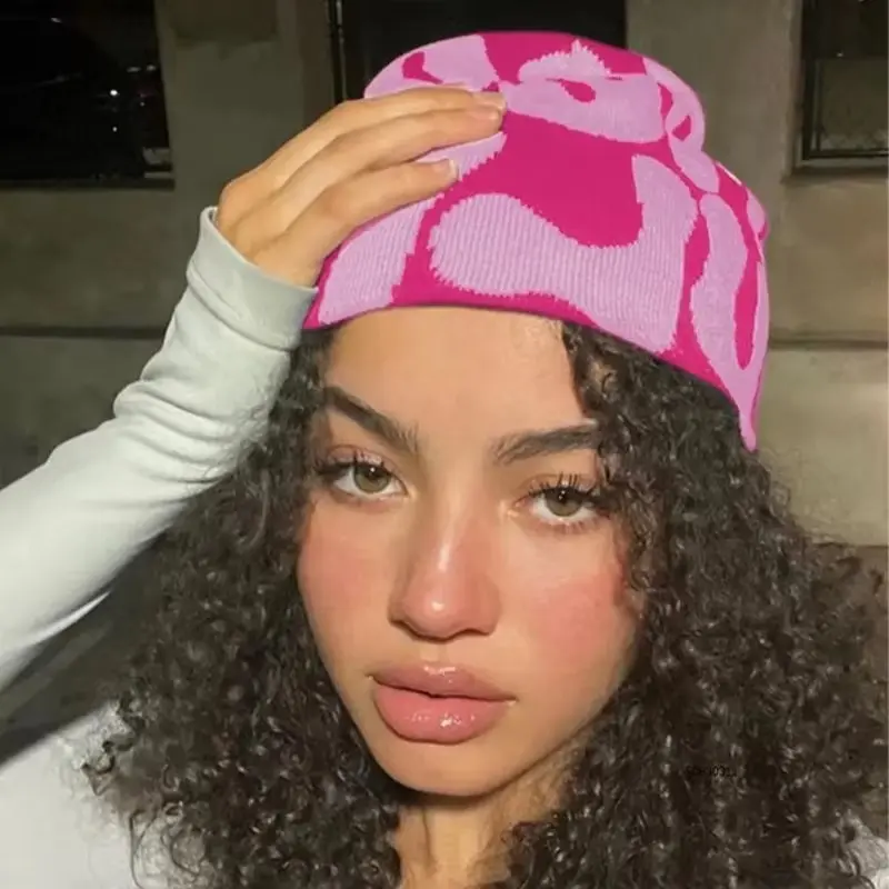 NEW Y2K MEA Culpa Beanies Hat with Rhinestone for Women Men Beanies Hats Hip-hop Soft Stretch Warm Knitted Slouchy Cap