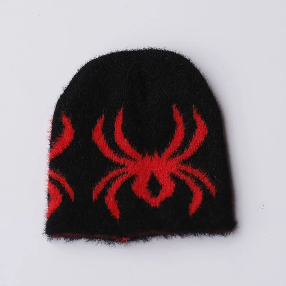 New Winter Twist Knitting Hat For Women Fur Pompom Thick Plush Cap Beanie Solid Color Ladies Warm Ski Snow Skullies Beanies