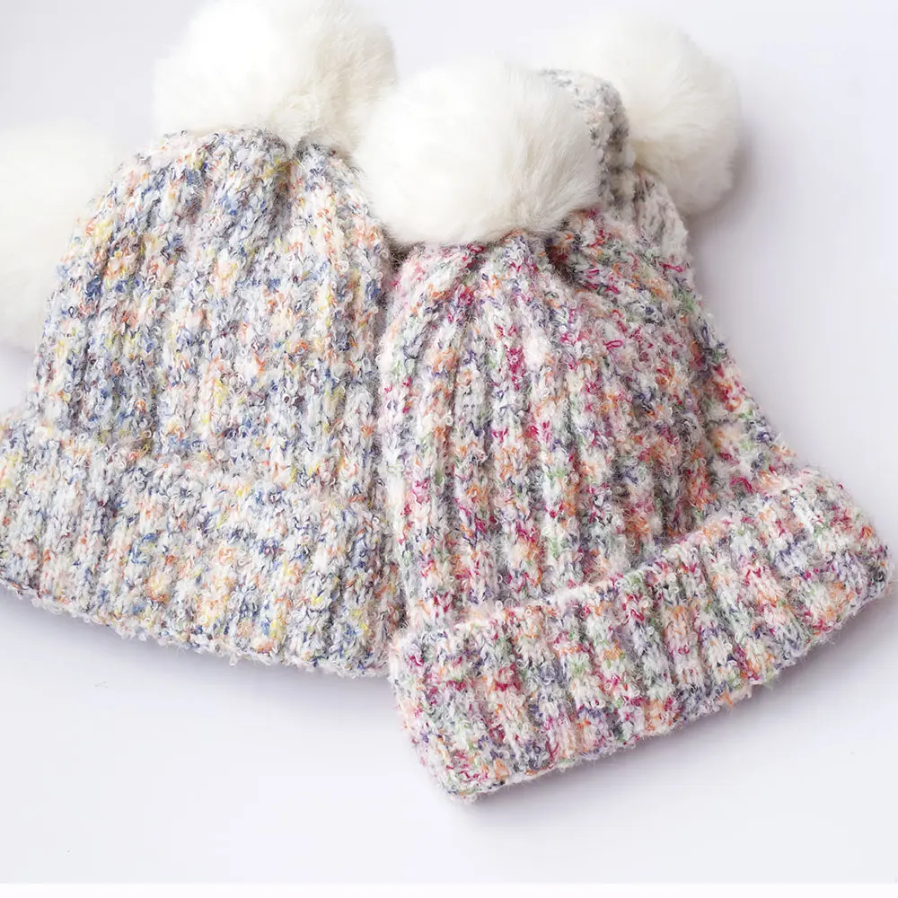 2025 Spiral pattern fun Ball stripe Wool hats Men's hat Knitted Women Badminton cap y2k skiing cap Halloween Hat Winter Hat