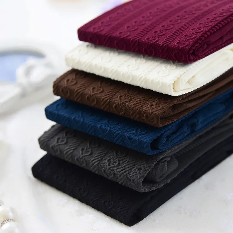 Winter Autumn Warm Women Tights 3D Jacquard Love Heart Pantyhose Sexy Nylon Stockings Warmer Female Elastic Slim Tights