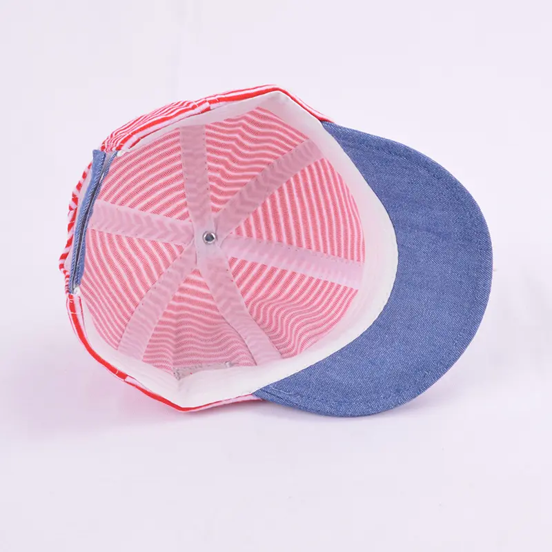 Cute Casual Striped Soft Eaves Baby Baseball Cap Cotton Toddler Kids Hats Baby Boys Girls Beret Sun Hats snapback Caps