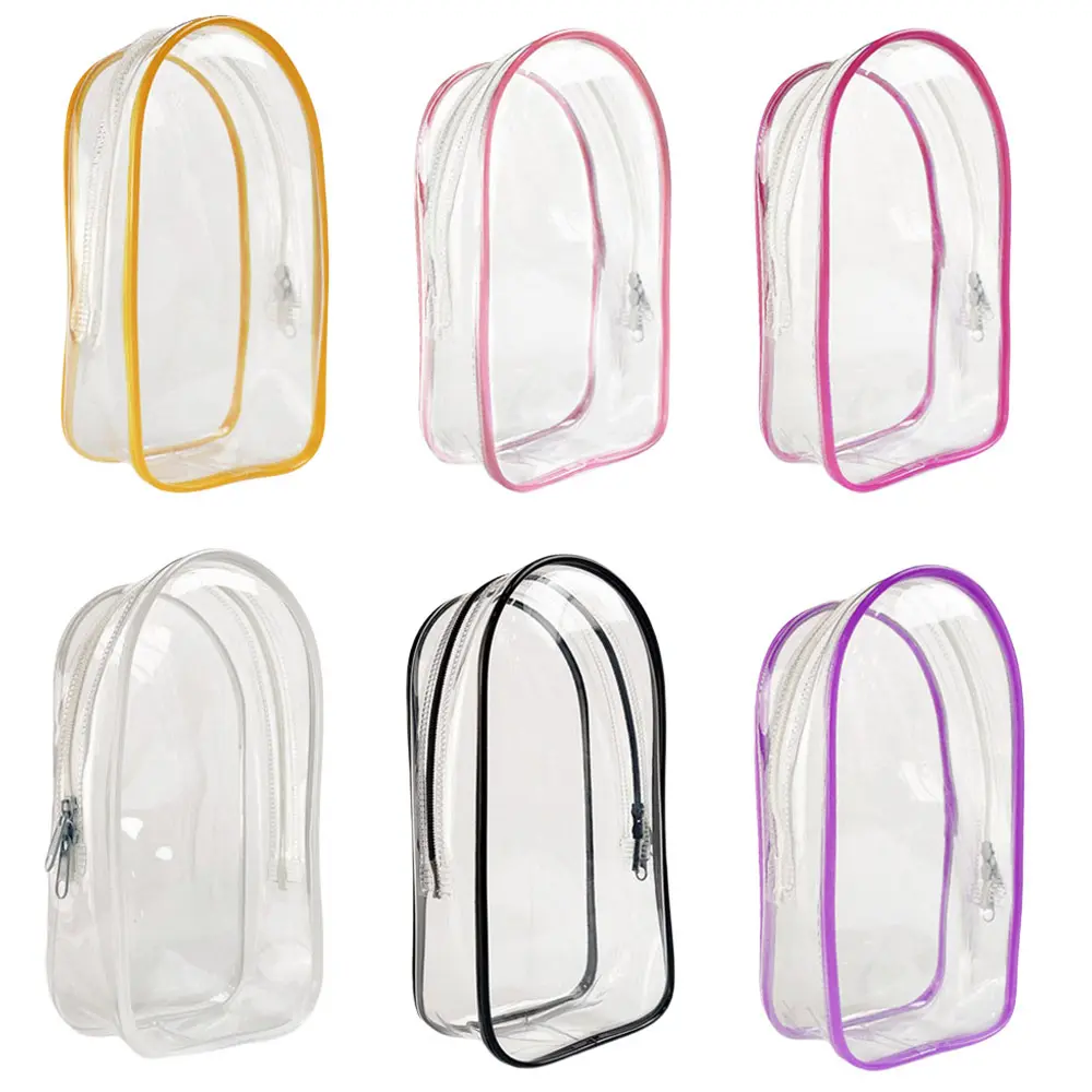 19.5CM PVC Transparent Bags Jewelry Storage Box Bag Mystery Box Keychain Bag Storage Box Thickened Wallet Doll Display Bag Pouch