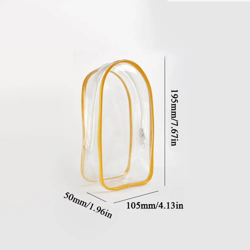 19.5CM PVC Transparent Bags Jewelry Storage Box Bag Mystery Box Keychain Bag Storage Box Thickened Wallet Doll Display Bag Pouch