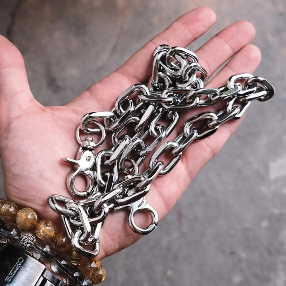 Layered Metal Punk Rock Chain Keychains For Men Women Waist Key Chain Wallet Jeans Hip-hop Pants Belt Chains Jewelry Accessories
