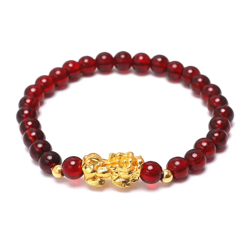 2024 Chinese Year of the Dragon Lucky Bracelet for Women Handmade Beaded Adjustable Bracelets Amulet Friendship Jewelry