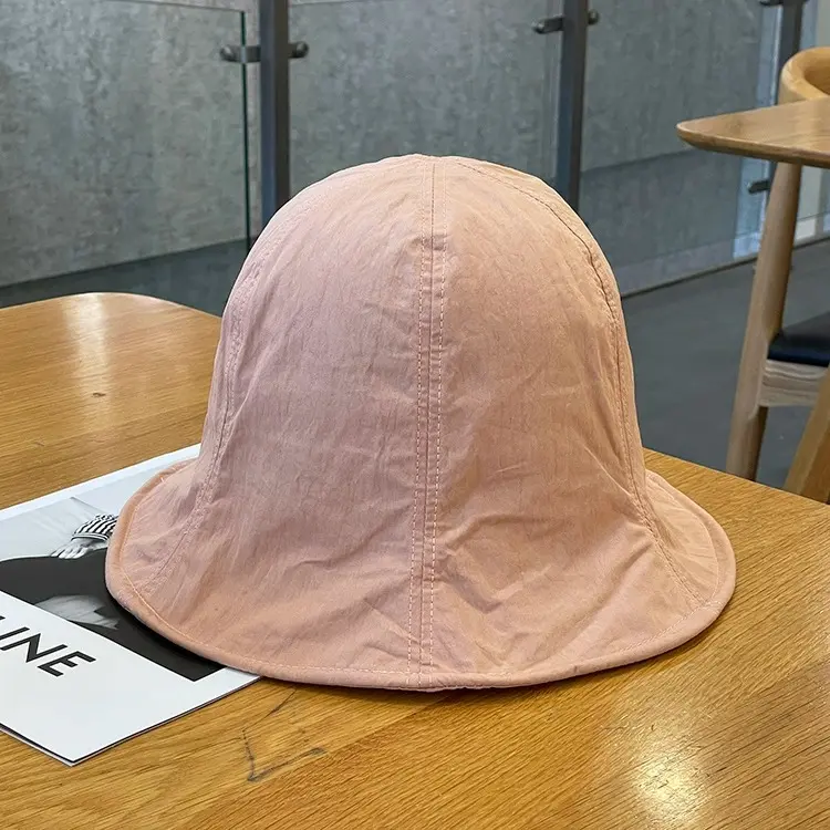 Fisherman's Hat for Women in Spring And Summer, Outdoor Sun Protection, Lightweight, Breathable, Short ave, Elastic Basin Hat