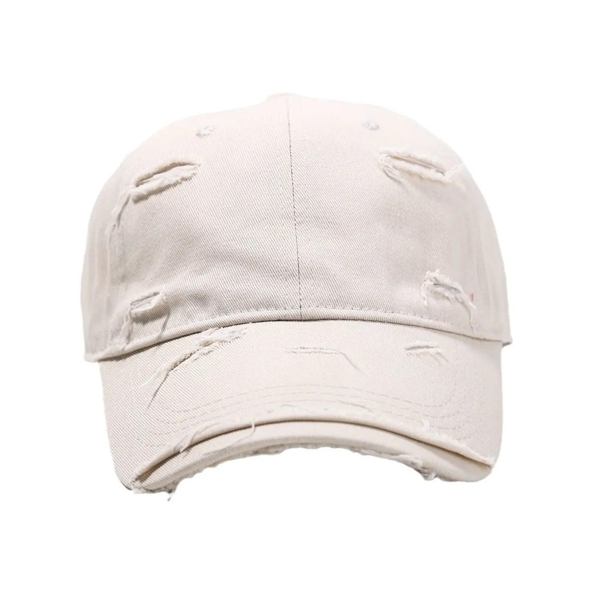 Baseball Cap New Spring/Summer Versatile Soft Top Hip-Hop Duckbill Cap Outdoor Hat 2025 Spring Style Perforated Sun Hat