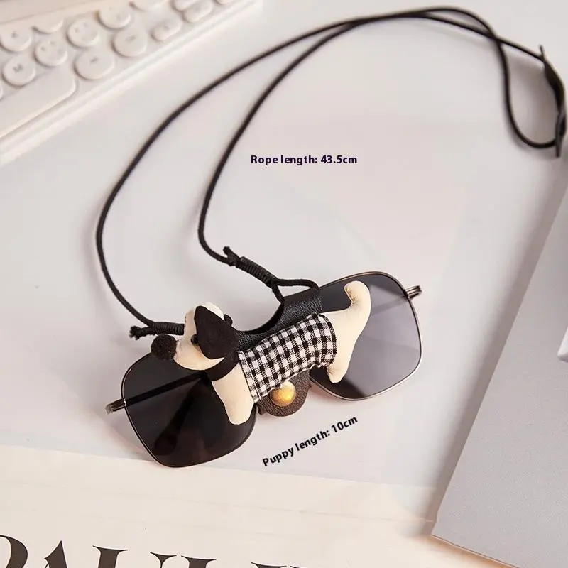 Endearing Pup Glares Line Halt Falling, Neck-hang Glasses Shielding Chains