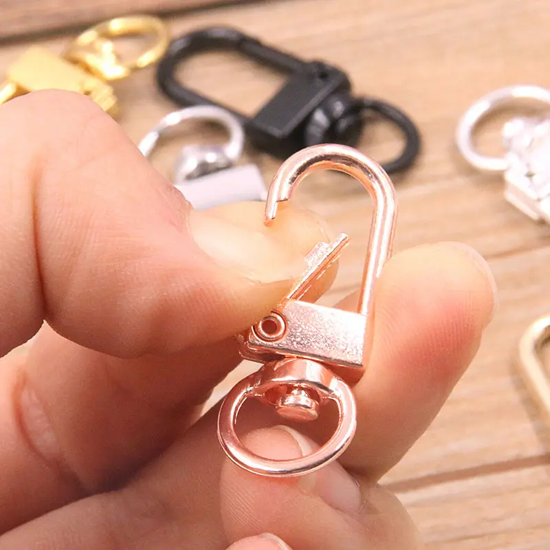 10pcs Metal Universal Buckle Bag Buckle Multi Color Optional Key Buckle Alloy Buckle Lobster Buckle Bag Accessories