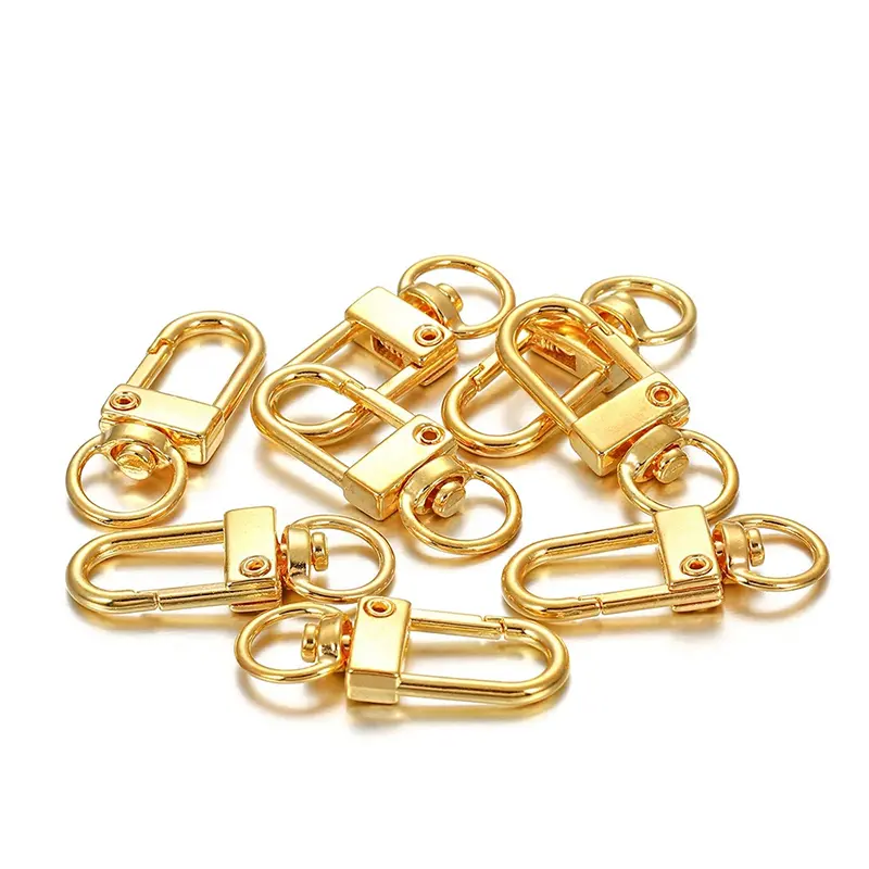 10pcs Metal Universal Buckle Bag Buckle Multi Color Optional Key Buckle Alloy Buckle Lobster Buckle Bag Accessories