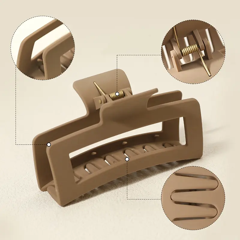 Soft Hair Grab Girls Clips Silicone Hair Clips Simple Fashion Versatile Items Hair Grab Decorations Hair Accessories Safe Design