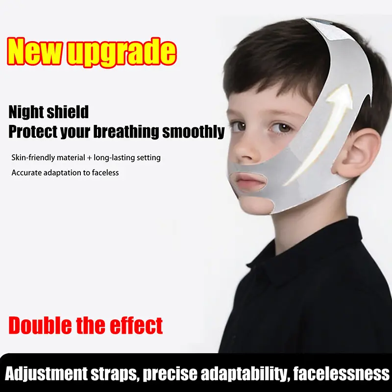 Children Sleeping Anti-Open Mouth Prevent Mouth Opening V-face Bandage Faces Mask Skins Tightening Correction Child Sleep Habits